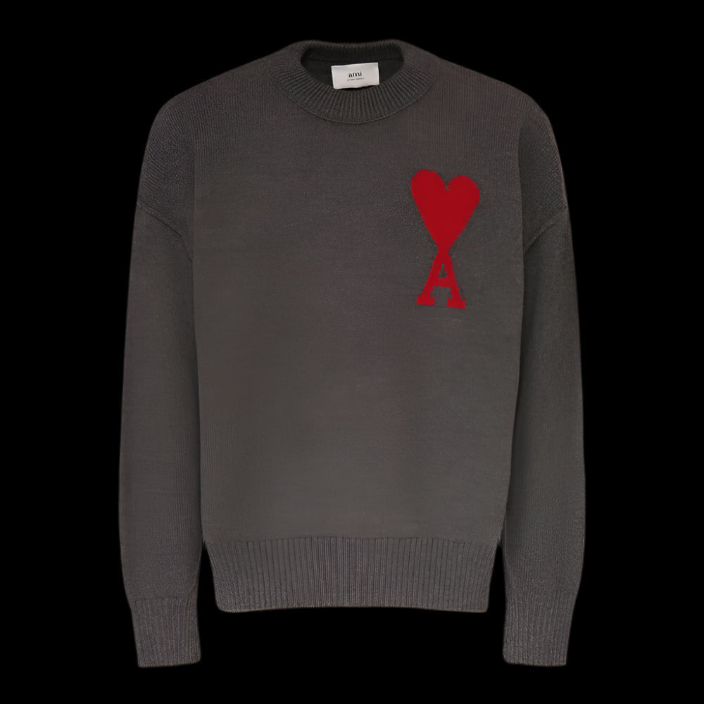 AMI Paris Sweater Grey