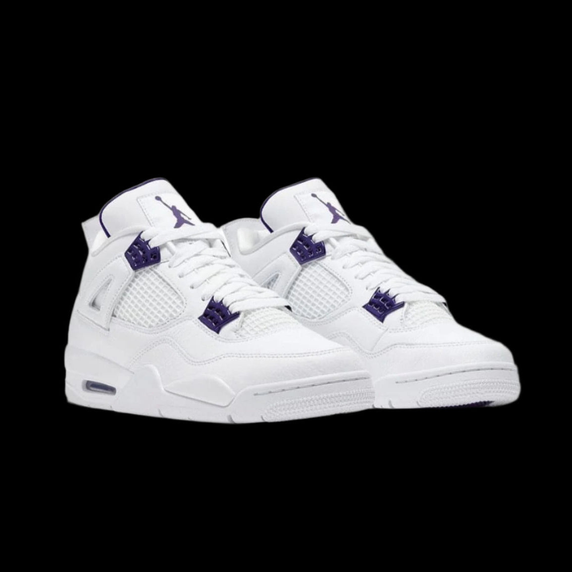 Purple Metallic Jordan 4s
