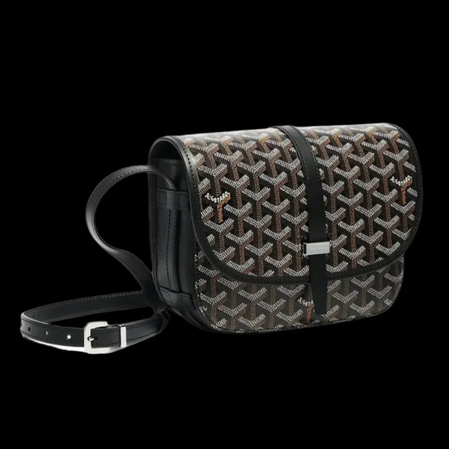 Goyard Belvedere Black Messenger Bag