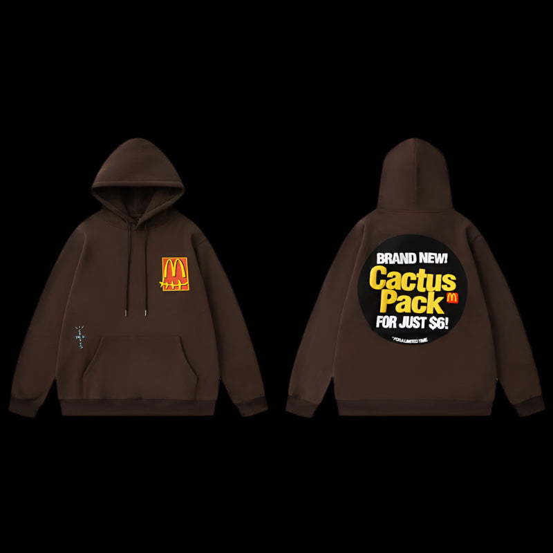 Cactus Jack X McDonalds Hoodie Brown