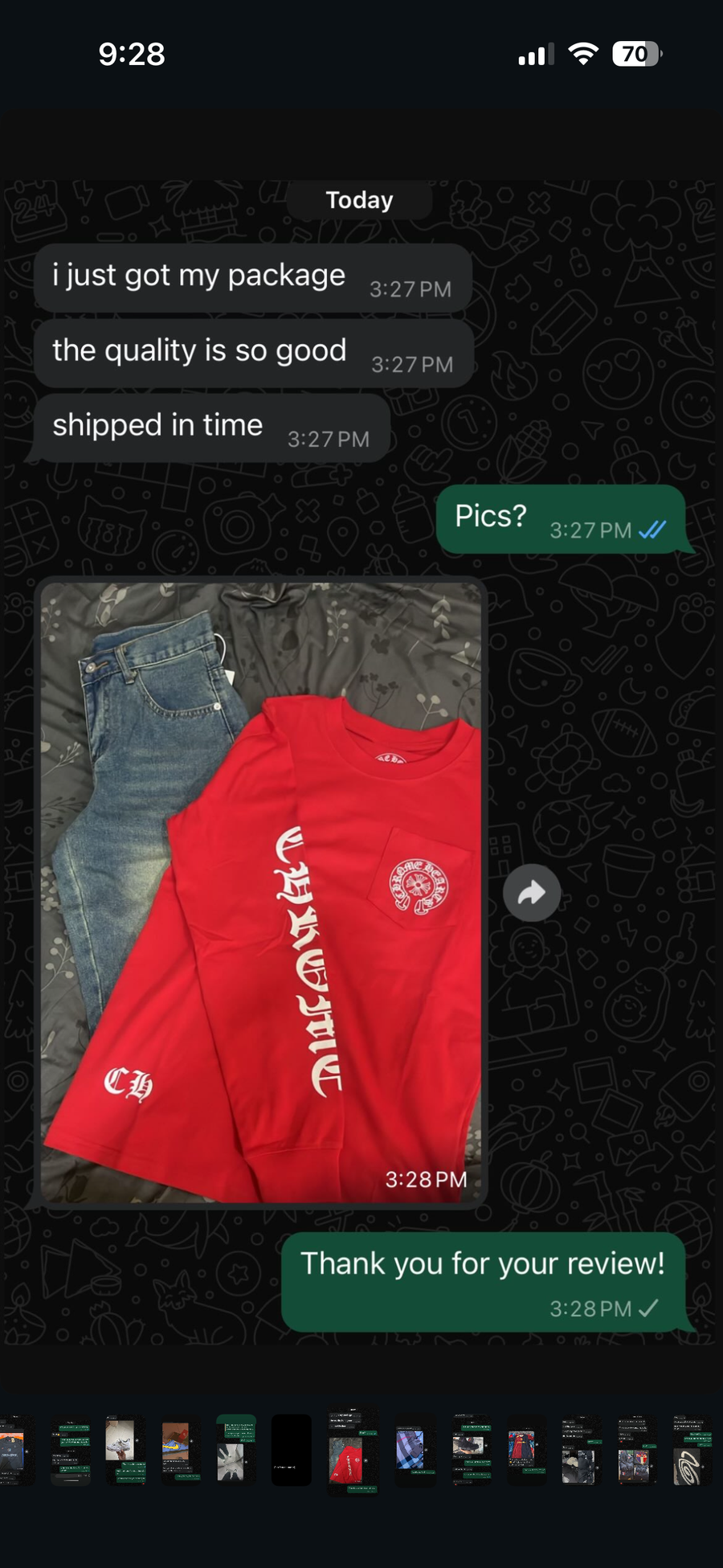 Customer review image