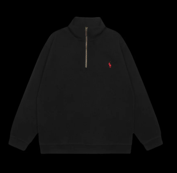 Ralph Lauren Black Half Zip Up