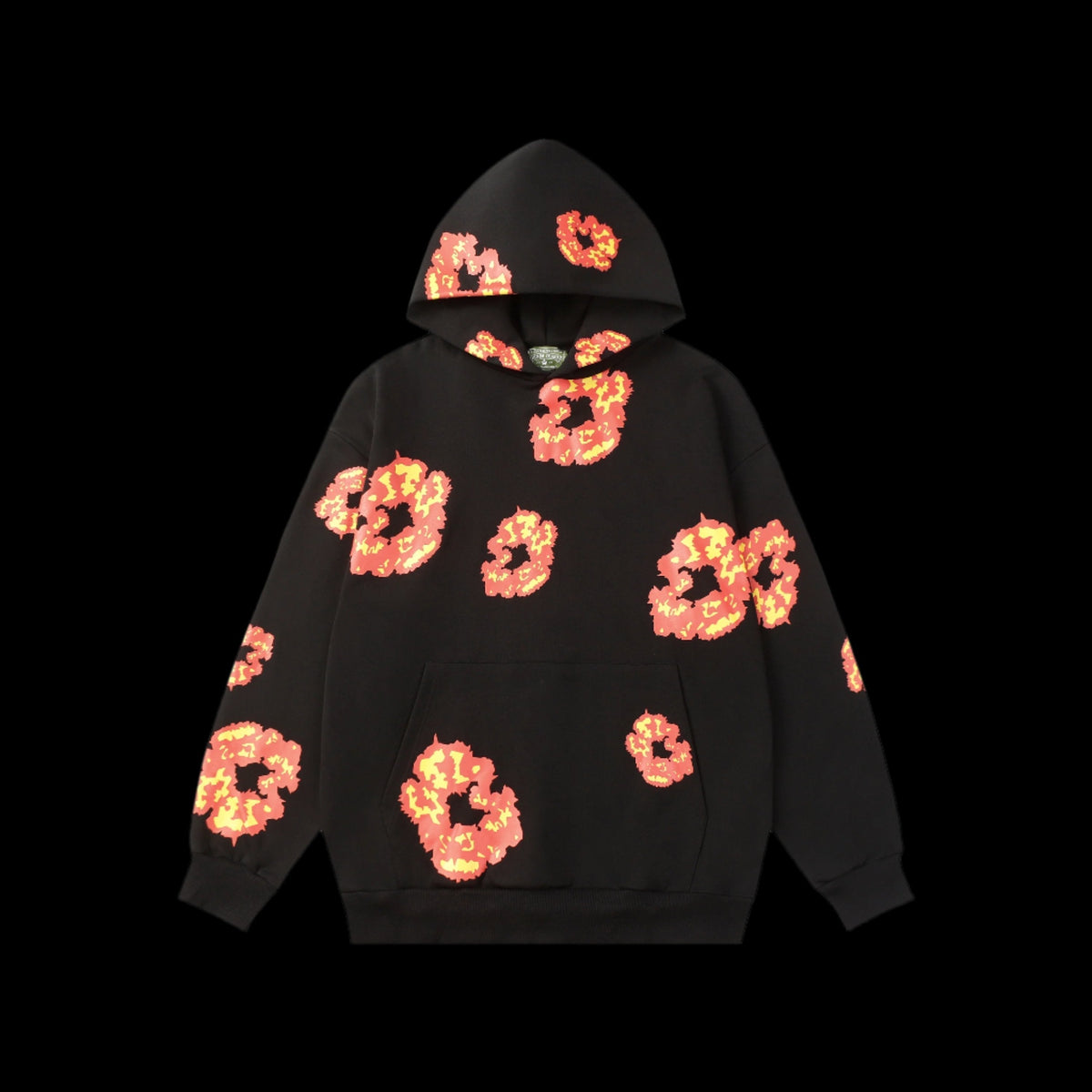 Denim Tear X Offset Cotton Wreath Hoodie